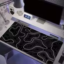 Mouse Pad, T-Topographic Map Black curve